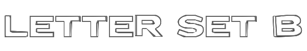 Letter Set B 