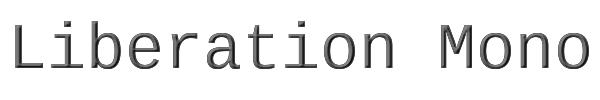 Liberation Mono 