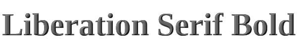 Liberation Serif Bold 
