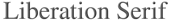Liberation Serif 
