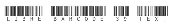 Libre Barcode 39 Text 