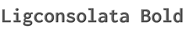 Ligconsolata Bold 