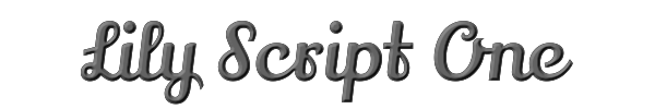 Lily Script One 
