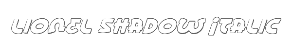 Lionel Shadow Italic 