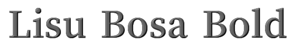 Lisu Bosa Bold 