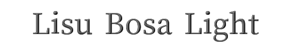 Lisu Bosa Light 