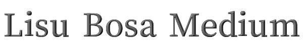 Lisu Bosa Medium 