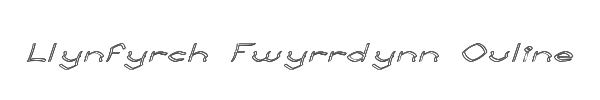 Llynfyrch Fwyrrdynn Ouline 