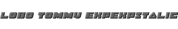 Lobo Tommy ExpExpItalic 