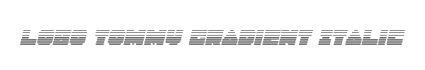 Lobo Tommy Gradient Italic 