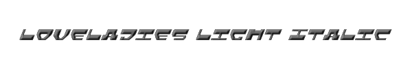 Loveladies Light Italic 
