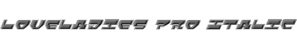 Loveladies Pro Italic 