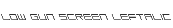 Low Gun Screen Leftalic 