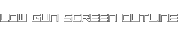 Low Gun Screen Outline 
