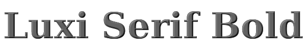 Luxi Serif Bold 