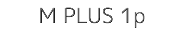 M PLUS 1p 