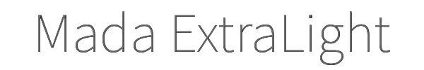 Mada ExtraLight 