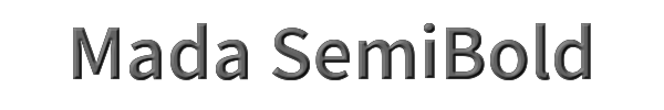 Mada SemiBold 