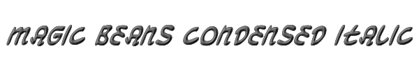 Magic Beans Condensed Italic 
