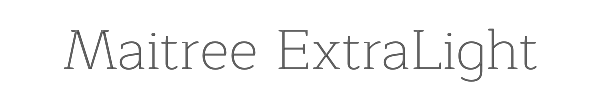 Maitree ExtraLight 