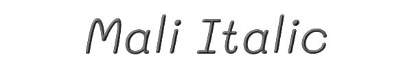 Mali Italic 