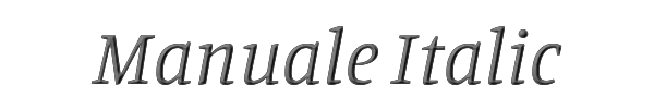 Manuale Italic 