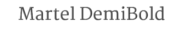 Martel DemiBold 