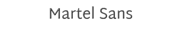 Martel Sans 