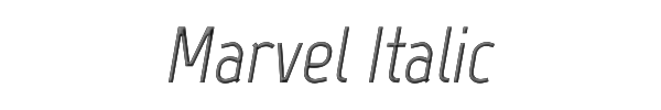 Marvel Italic 