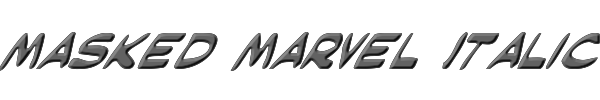 Masked Marvel Italic 