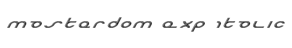 Masterdom Exp Italic 