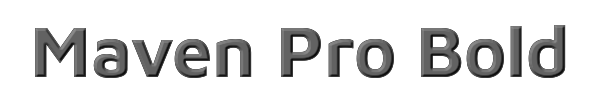 Maven Pro Bold 