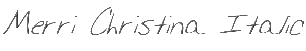 Merri Christina Italic 