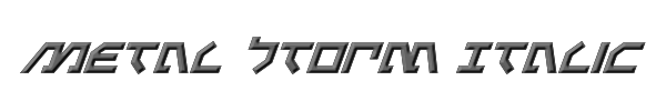 Metal Storm Italic 