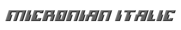 Micronian Italic 