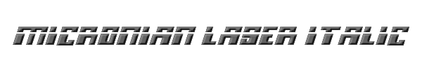 Micronian Laser Italic 