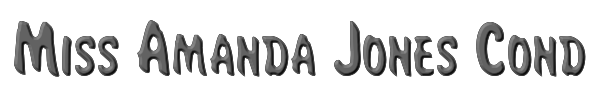 Miss Amanda Jones Cond 