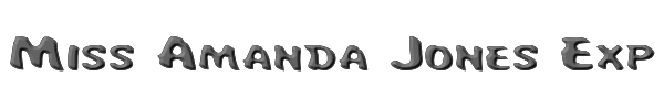 Miss Amanda Jones Exp 