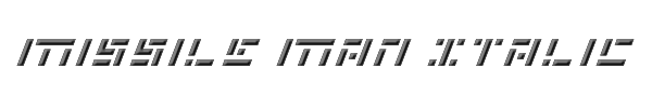 Missile Man Italic 