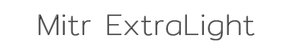 Mitr ExtraLight 