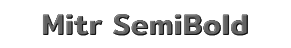 Mitr SemiBold 