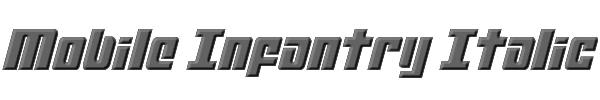 Mobile Infantry Italic 