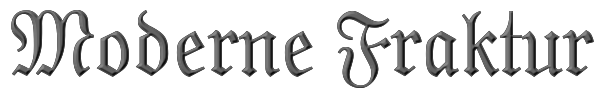 Moderne Fraktur 