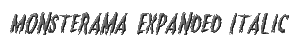 Monsterama Expanded Italic 