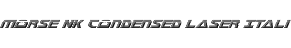 Morse NK Condensed Laser Italic 