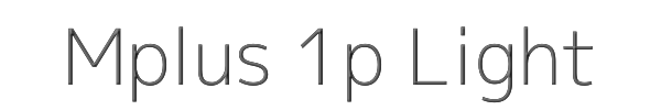 Mplus 1p Light 