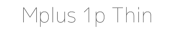 Mplus 1p Thin 