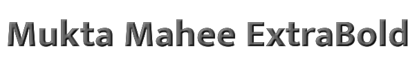 Mukta Mahee ExtraBold 