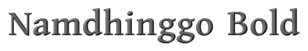 Namdhinggo Bold 