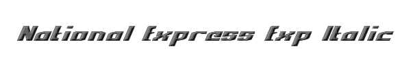 National Express Exp Italic 